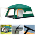 New Camping Tent Outdoor 2-4 Person/3-4 Person Family Tent Waterproof Windproof One Bedroom Sunshade Tent Outdoor Backpacking Equipment Solmar