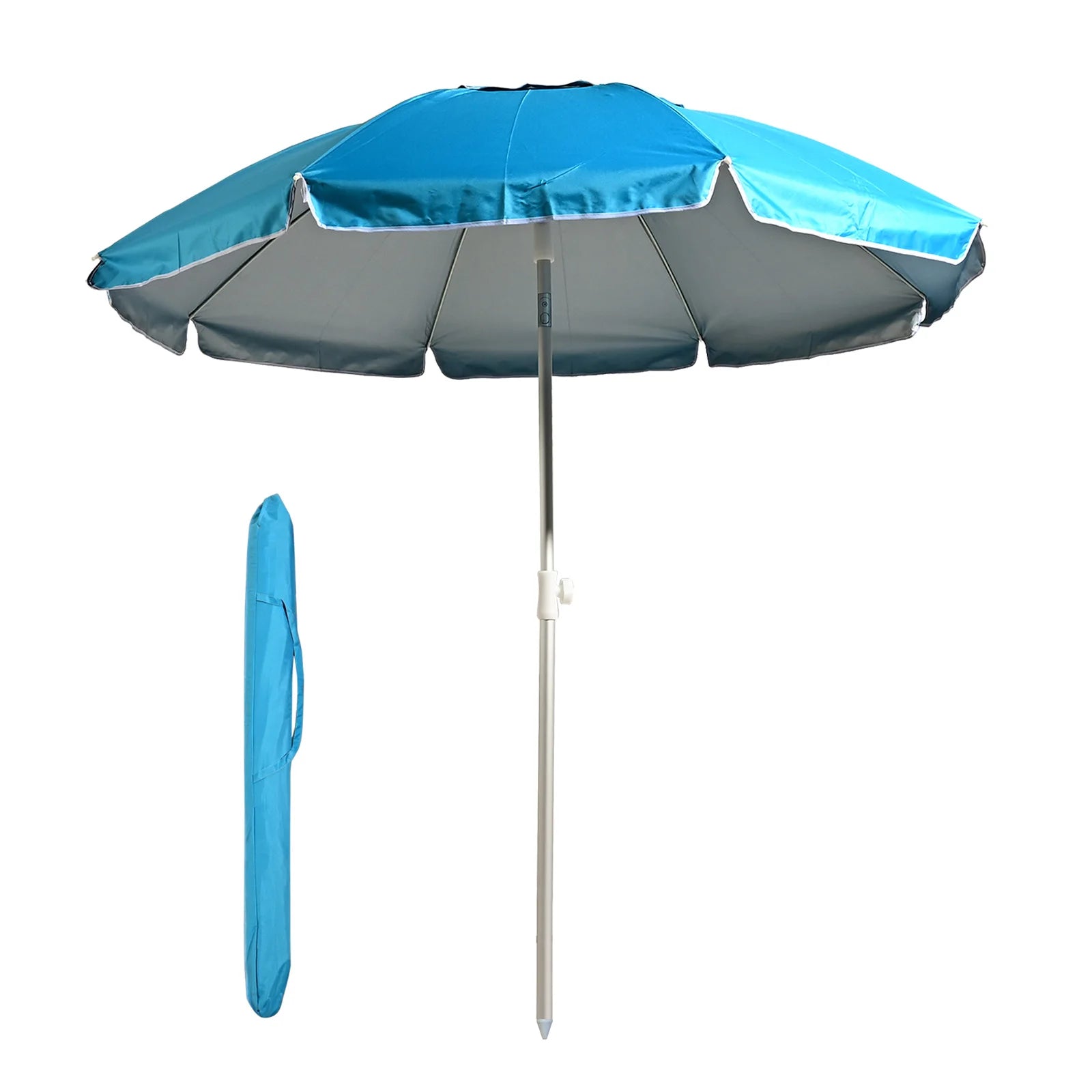S7 STAR Multicolor Beach Umbrella, large and lightweight with UV 50 protection, ideal for outdoor use, perfect for beach and garden settings. Solmar