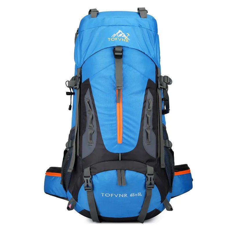 Outdoor Bag, Backpack, Mountaineering Bag, Hiking Sports Bag, Water-Repellent Backpack, Large-Capacity Travel Backpack Solmar
