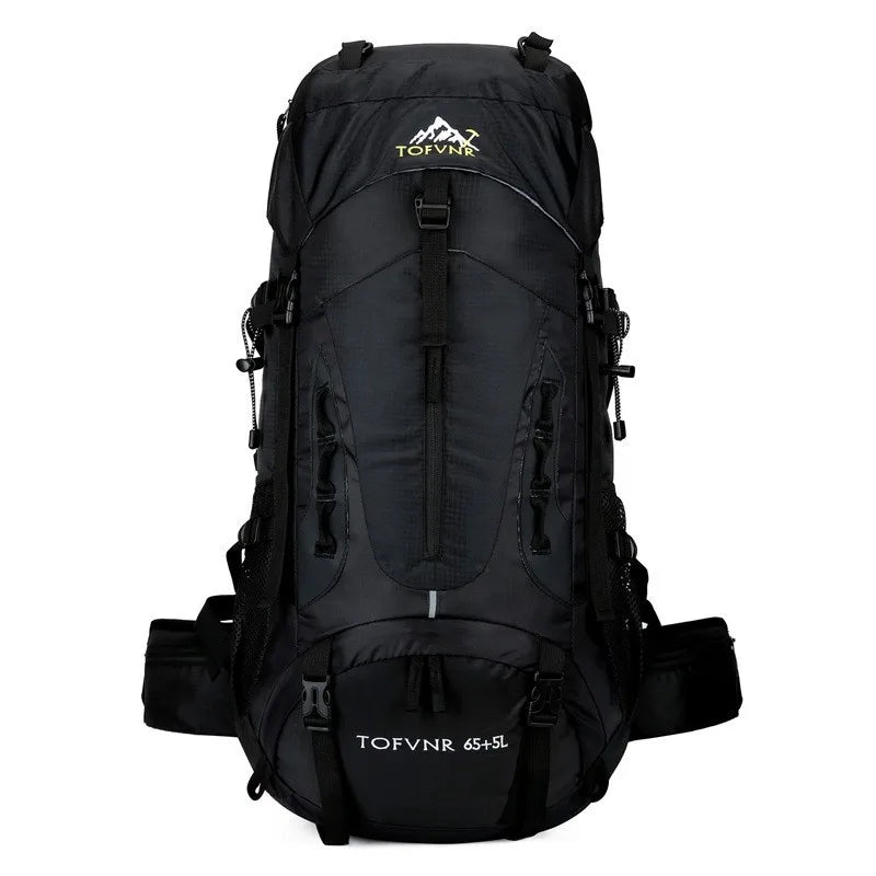 Outdoor Bag, Backpack, Mountaineering Bag, Hiking Sports Bag, Water-Repellent Backpack, Large-Capacity Travel Backpack Solmar