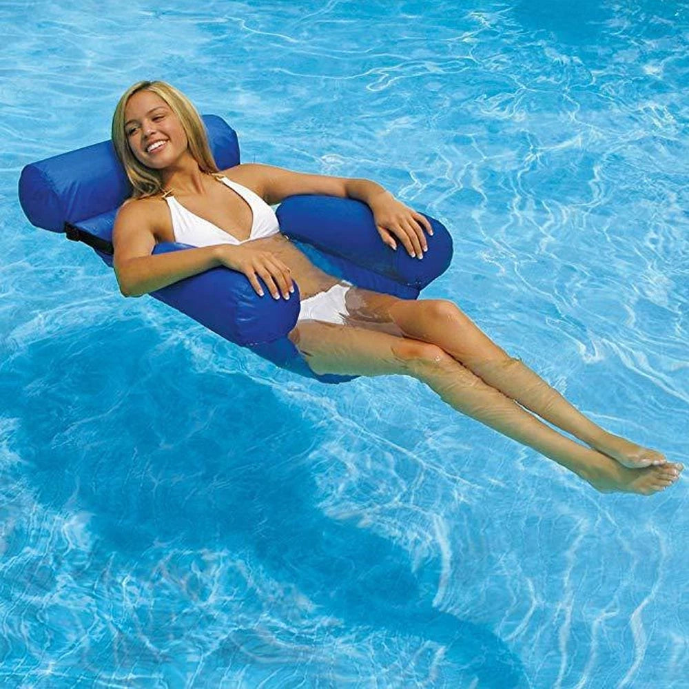 Summer Inflatable Floating Water Mattresses Hammock Lounge Chairs Pool Float Sports Toys Carpet Float Pool Accessories Solmar