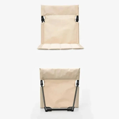 Foldable Camping Chair Outdoor Garden Park Single Lazy Chair Backrest Cushion Picnic Camping Folding Back Chair Beach Chairs Solmar