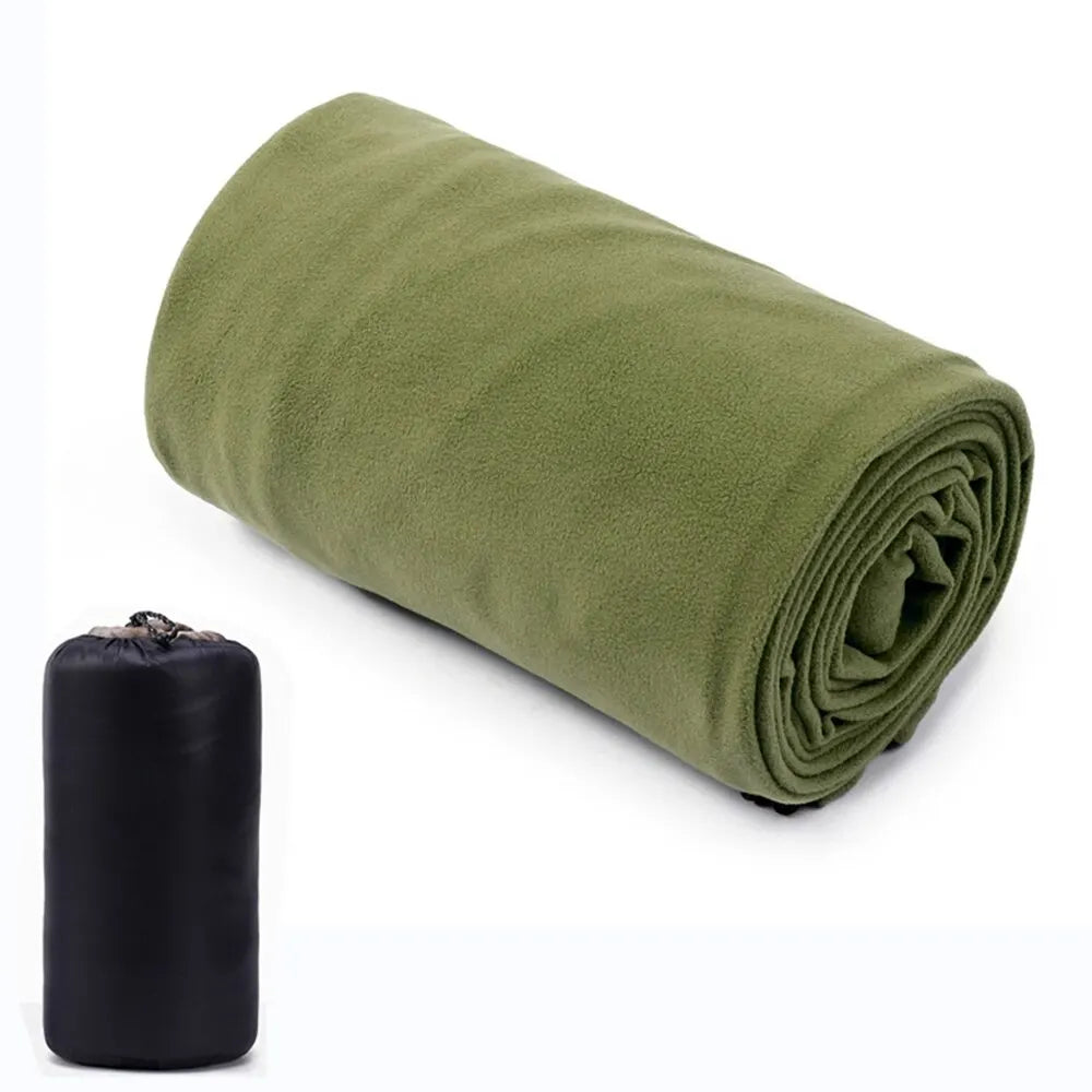 Fleece Sleeping Bag Portable Ultra-light Polar Travel Sheets for Adults Outdoor Camping Tent Bed Warm Sleeping Bag Liner Solmar