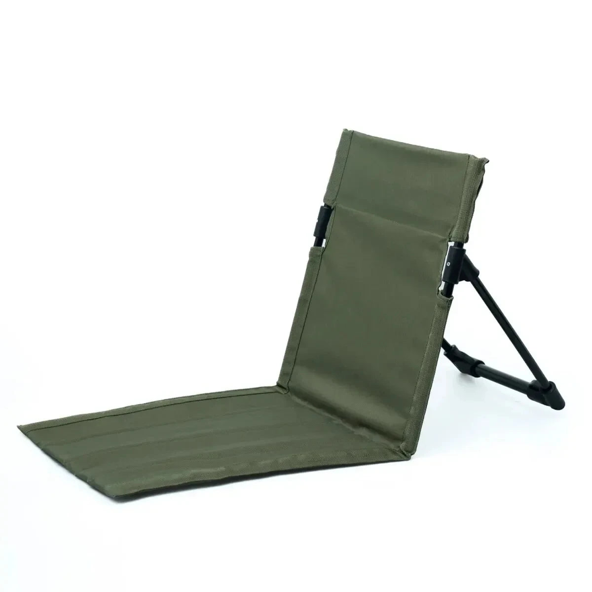 Foldable Camping Chair Outdoor Garden Park Single Lazy Chair Backrest Cushion Picnic Camping Folding Back Chair Beach Chairs Solmar