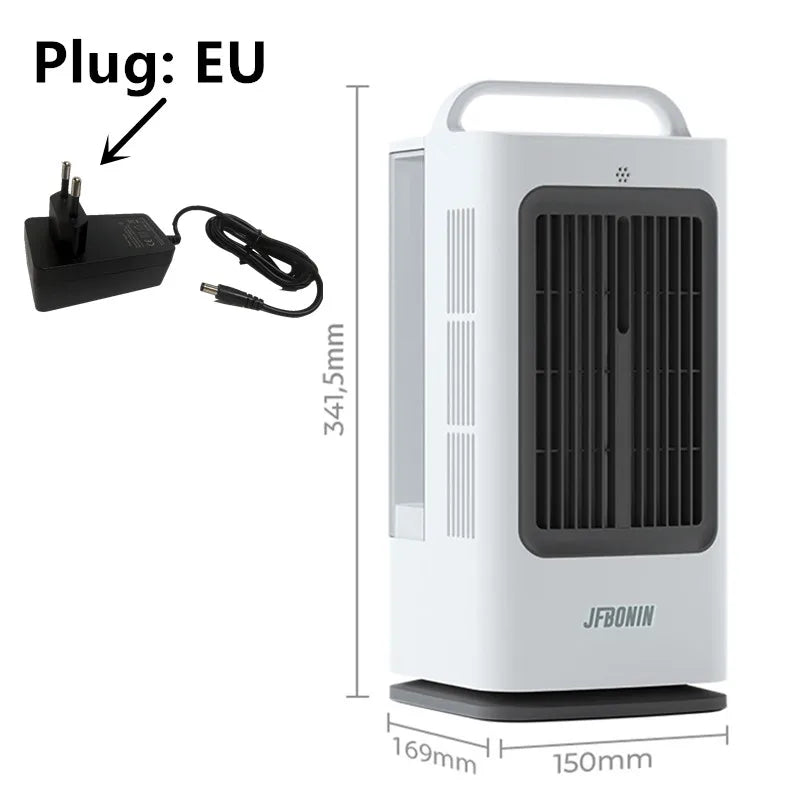 2026 Portable Air Conditioner Fan Smart Touch Control Timer Multi-Functional Air Cooler for Home Office Use Solmar