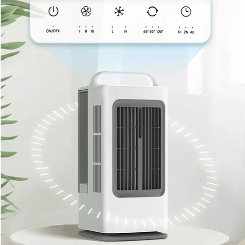 2026 Portable Air Conditioner Fan Smart Touch Control Timer Multi-Functional Air Cooler for Home Office Use Solmar