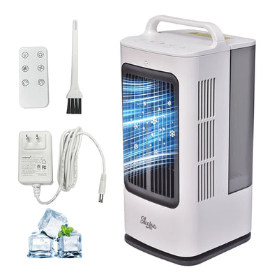 2026 Portable Air Conditioner Fan Smart Touch Control Timer Multi-Functional Air Cooler for Home Office Use Solmar