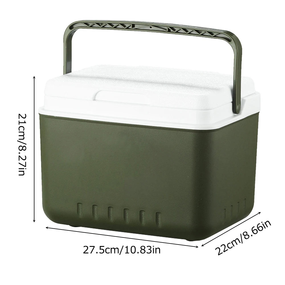 6L Picnic Refrigerator Portable Cold Fresh Box Household Dual-Use Multipurpose for Home Camping Traveling Solmar