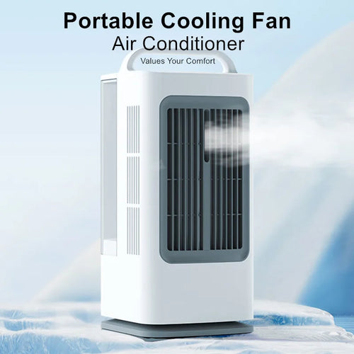 2026 Portable Air Conditioner Fan Smart Touch Control Timer Multi-Functional Air Cooler for Home Office Use Solmar