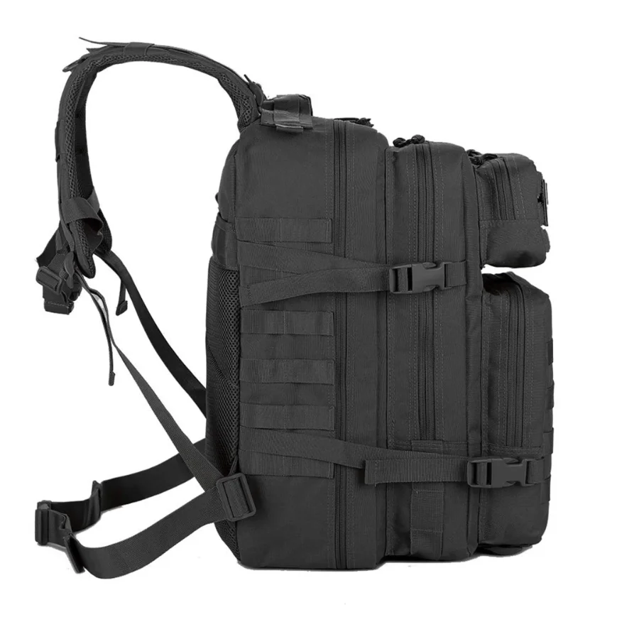 Tactical 45L Backpack Molle Assault Pack 3 Day Bug Out Bag for Hiking Camping Fitness Daily Work Solmar
