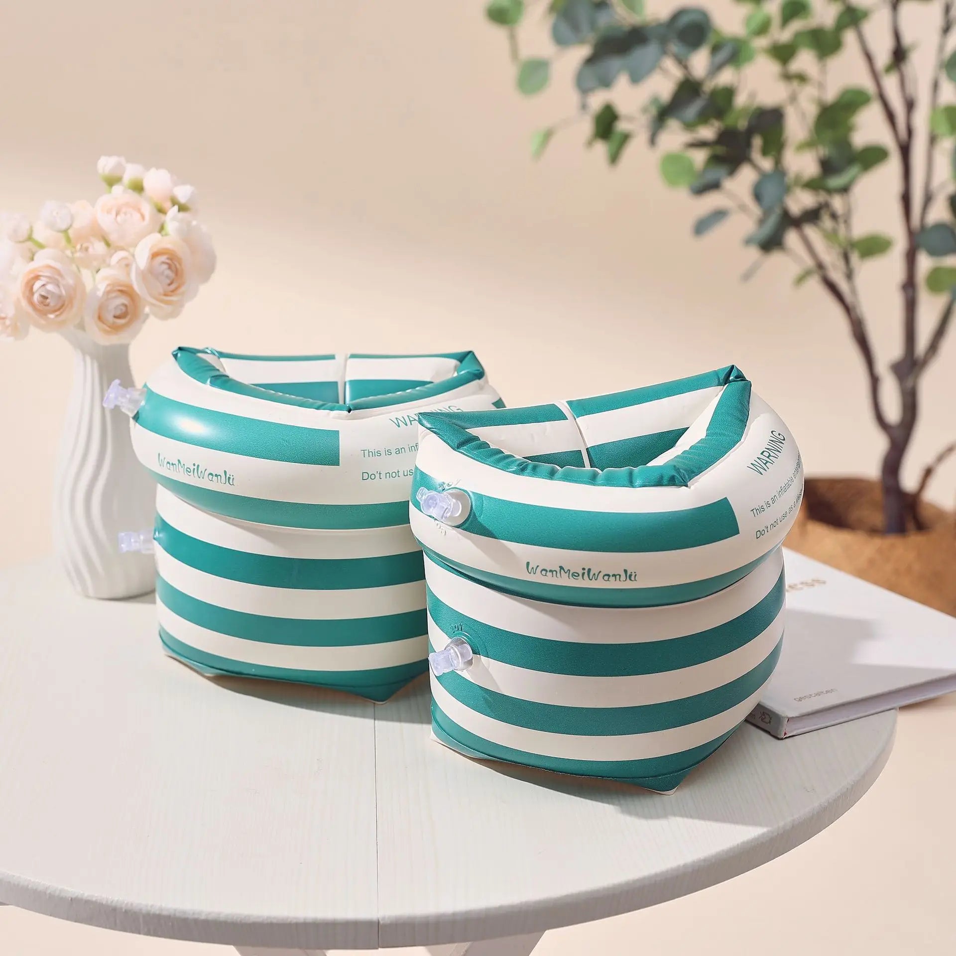 2PCS Arm Float Pool Armbands Inflatable for Pool Float Swimming Arm Tube Adult Children Swimming Gear Arm Swimming Rings YYQ01 Solmar