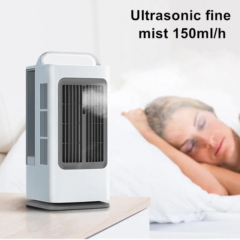 2026 Portable Air Conditioner Fan Smart Touch Control Timer Multi-Functional Air Cooler for Home Office Use Solmar