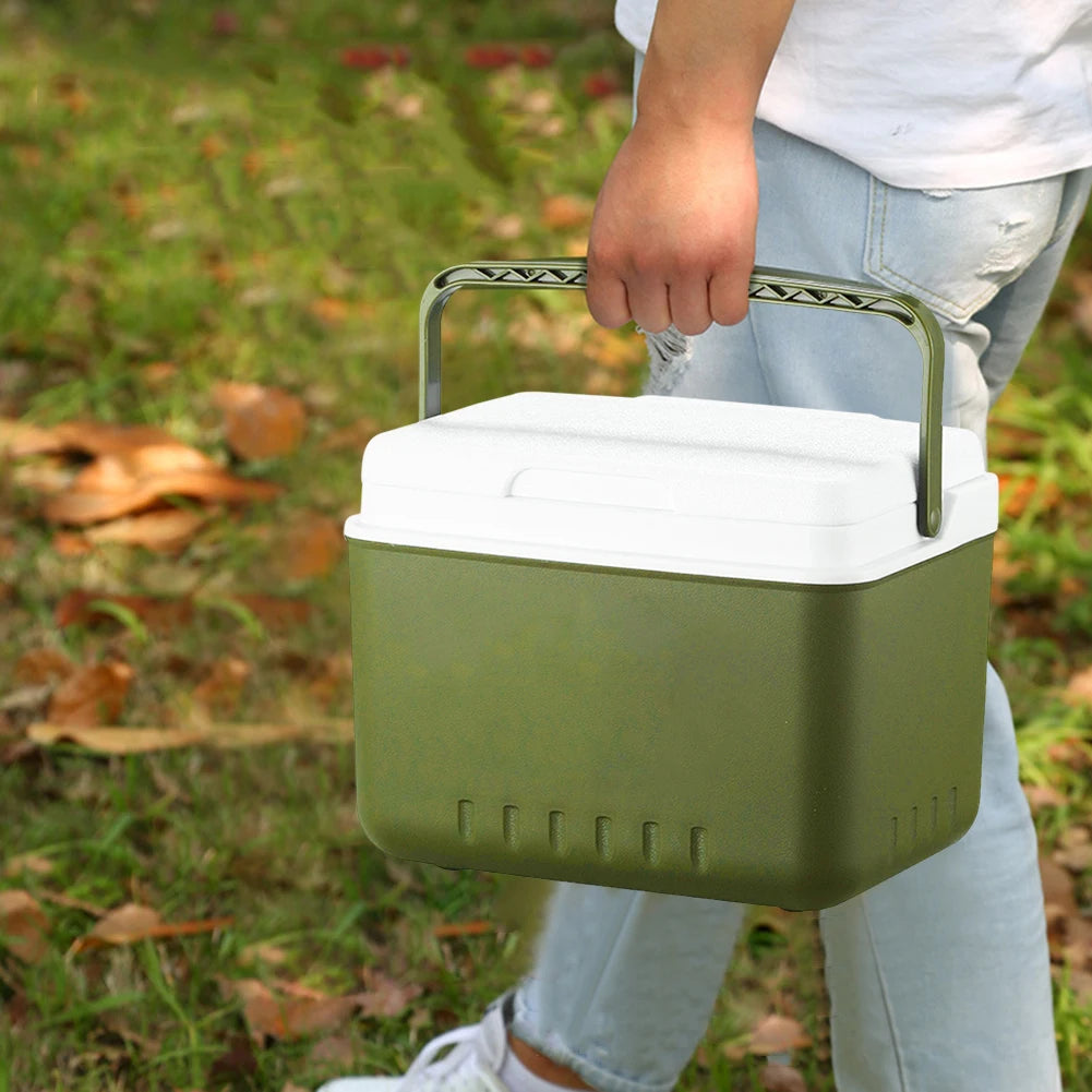 6L Picnic Refrigerator Portable Cold Fresh Box Household Dual-Use Multipurpose for Home Camping Traveling Solmar