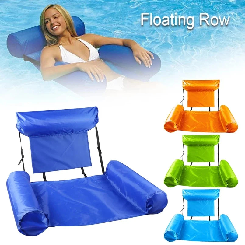 Summer Inflatable Floating Water Mattresses Hammock Lounge Chairs Pool Float Sports Toys Carpet Float Pool Accessories Solmar
