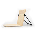 Foldable Camping Chair Outdoor Garden Park Single Lazy Chair Backrest Cushion Picnic Camping Folding Back Chair Beach Chairs Solmar