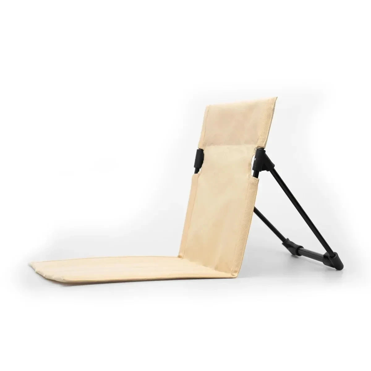 Foldable Camping Chair Outdoor Garden Park Single Lazy Chair Backrest Cushion Picnic Camping Folding Back Chair Beach Chairs Solmar