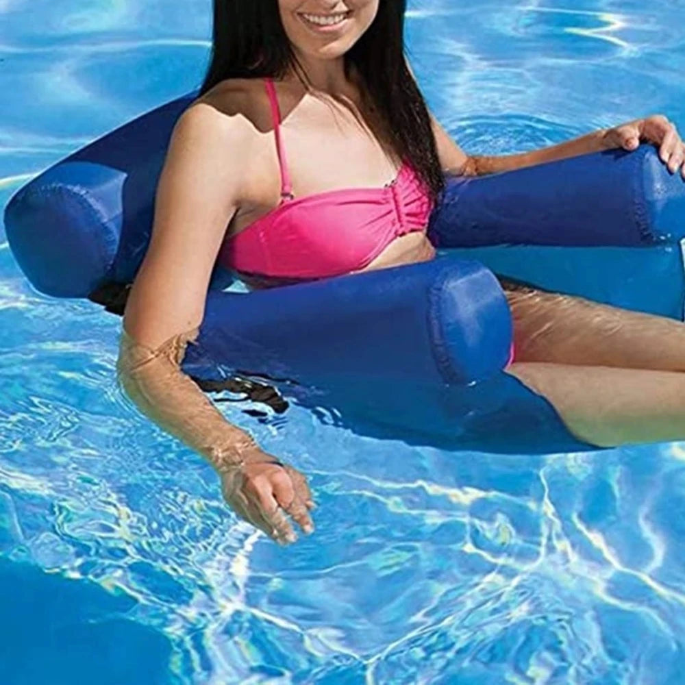 Summer Inflatable Floating Water Mattresses Hammock Lounge Chairs Pool Float Sports Toys Carpet Float Pool Accessories Solmar
