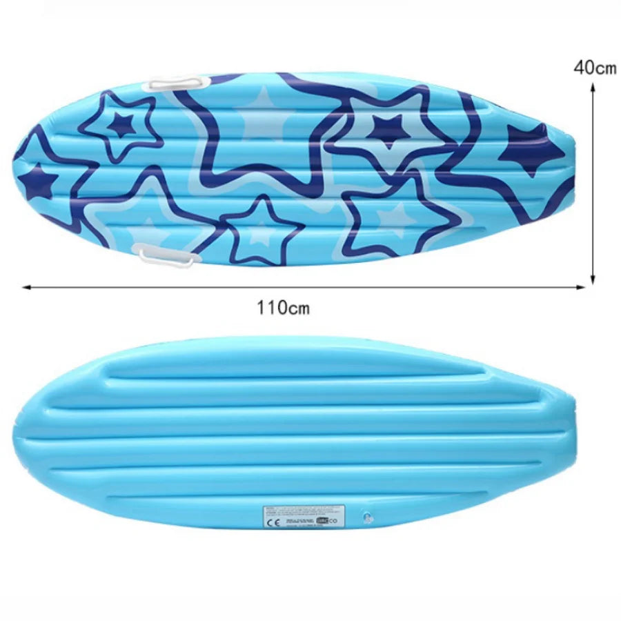 1 Pcs Surfboard Inflate, Inflatable Surfboard for Beach, Tropical and Luau Party Decorations, Inflatable Pool Toy, Beach Party I Solmar
